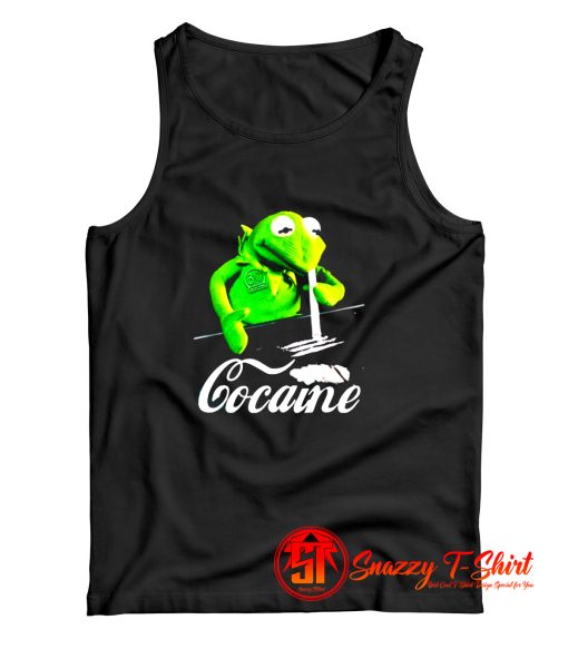 Kermit The Frog Doing Coke Tank Top