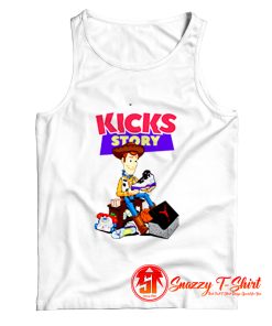 Kicks Story Funny Catoon Parody Tank Top