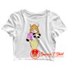 Kids Funny Ice Cream Shirt Flamingo Panda Llama icecream Crop Top Shirt