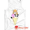 Kids Funny Ice Cream Shirt Flamingo Panda Llama icecream Tank Top