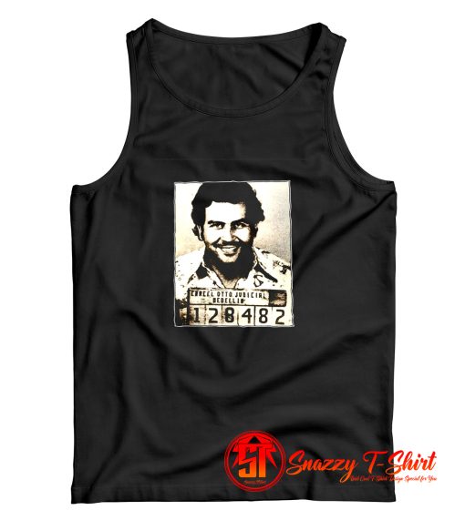 King Size Pablo Escobar Mugshot Tank Top