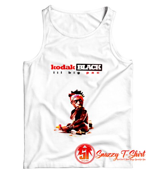 Kodak Black Lil Big Pac White Tank Top