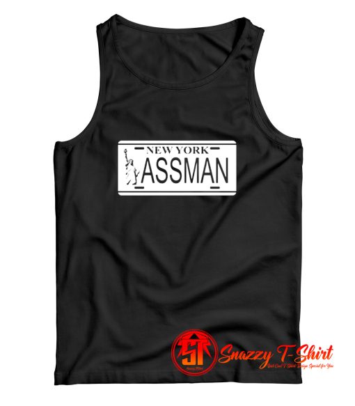 Kramer Assman License Plate Tank Top