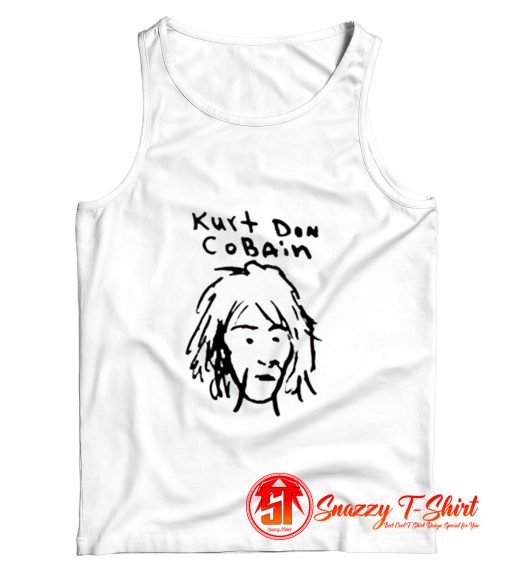 Kurt Cobain Sketch Vintage Tank Top