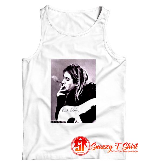 Kurt Cobain Smoking A Splif Tank Top