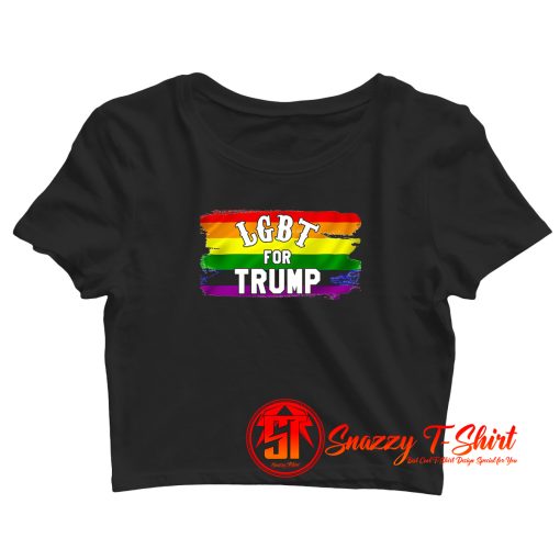 LGBT For Trump Crop Top Shirt