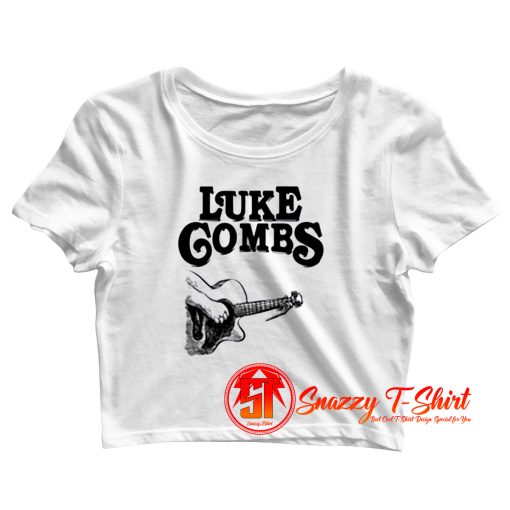 LUKE COMBS art Crop Top Shirt