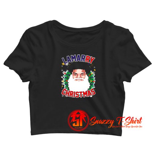 Lamar Jackson Lamarry Christmas Crop Top Shirt