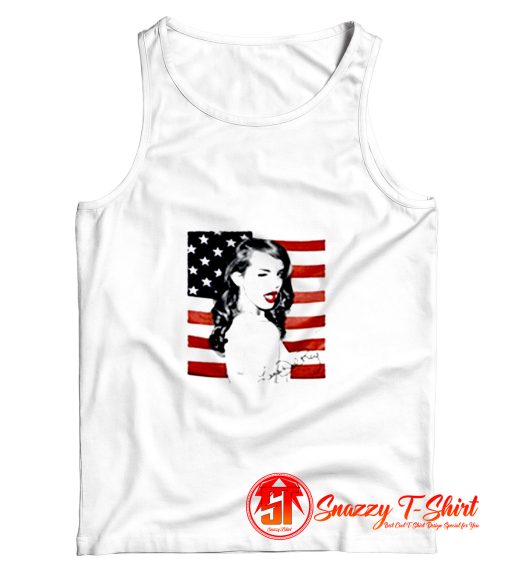 Lana Del Rey American Flag Tank Top