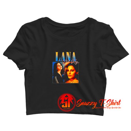 Lana Del Rey Pop Singer Funny Cool Crop Top Shirt