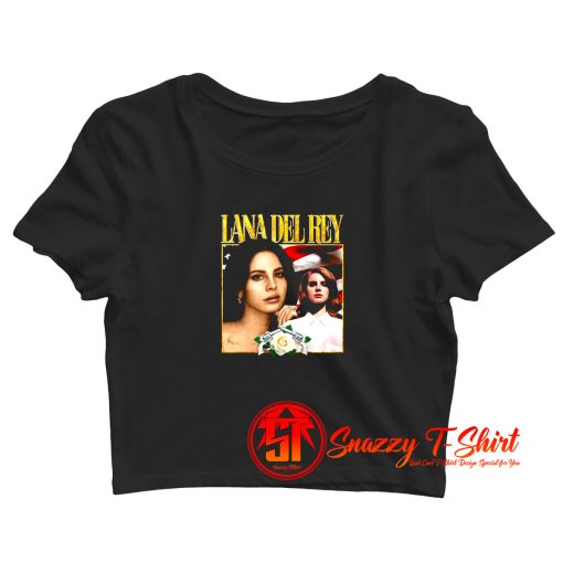 Lana Del Rey Vintage 90S Retro Rapper Crop Top Shirt