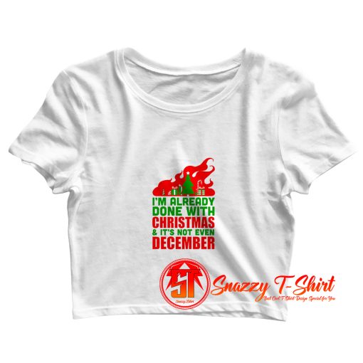 Last Christmas Crop Top Shirt