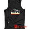 Lebanon Skyline Vintage Retro Tank Top