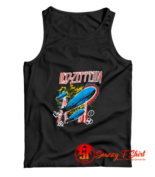 Led Zeppelin Airship Forever Vintage Tank Top