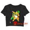 Leprechaun Dabbing Cat Crop Top Shirt