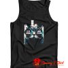 Less Drama More Techno Sunglasses Cat Tank Top