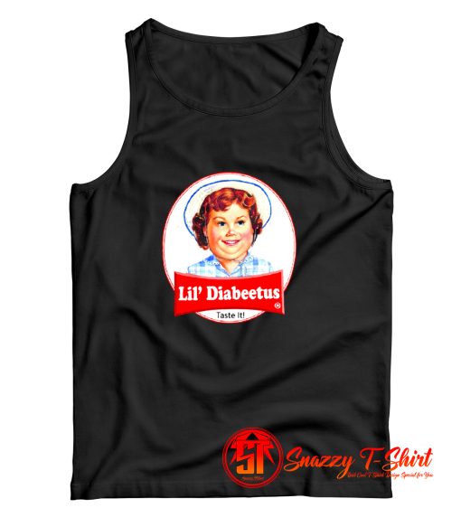 Lil Diabeetus Shirt Funny Diabetes Parody Tank Top