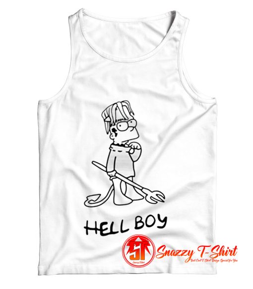 Lil Peep Bart Simpson Hell Boy Cute Tank Top