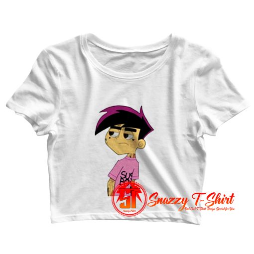 Lil Peep DANNY PHANTOM Crop Top Shirt