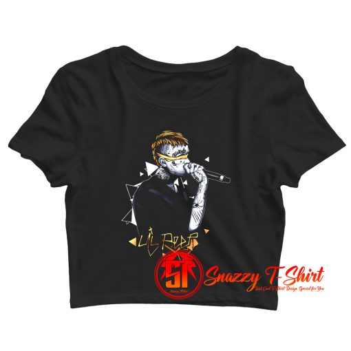 Lil Peep Gold version Crop Top Shirt