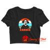 Little Girl Kamala Harris Retro Vintage Crop Top Shirt