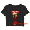 Looney Tunes Taz Supreme Army Jacket Crop Top Shirt