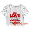 Love Makes The World Go Around Crop Top Shirt