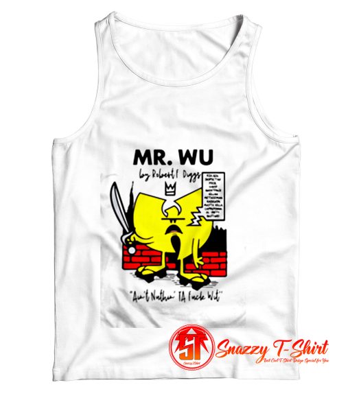 MR. WU Wu Tang Clan Baseball Tank Top