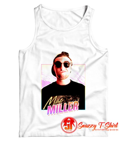 Mac Miller 80s Design Tank Top