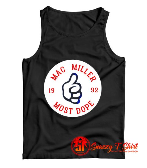 Mac Miller Most Dope Circle Logo Tank Top