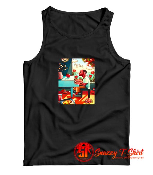 Mac Miller Piano Cartooon Cool Tank Top