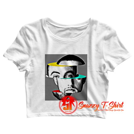 Mac Miller head Crop Top Shirt