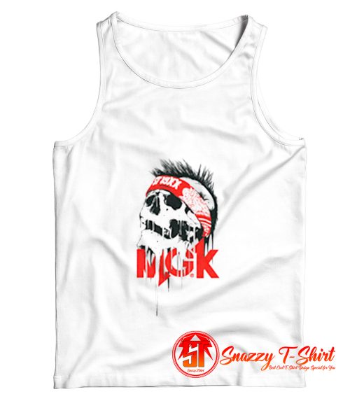 Machine Gun Kelly Invincible Skeleton Official Tank Top