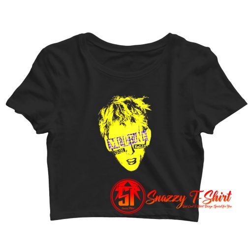 Machine Gun Kelly Yellow Portrait Crop Top Shirt