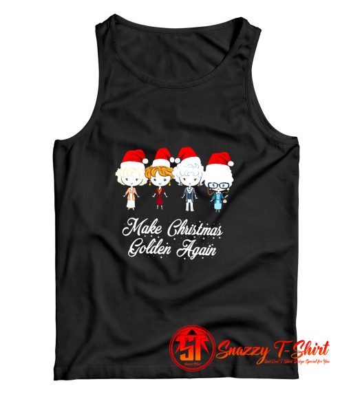 Make Christmas Golden Again Classic Tank Top