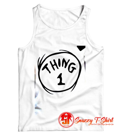 Make a No Sew Dr. Seuss thing one Tank Top