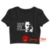 Malcolm X Black Panthers Party Civil Human Rights Crop Top Shirt