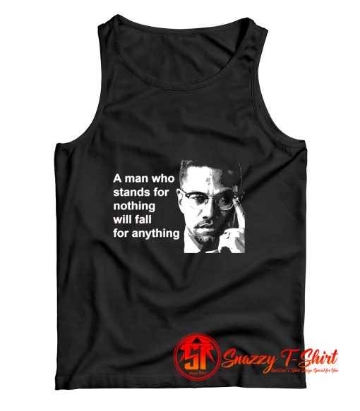 Malcolm X Black Panthers Party Civil Human Rights Tank Top