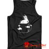 Many Eyed Cat In Coffee Cup Tank Top