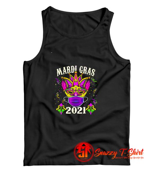 Mardi Gras 2021 Costume Mask Tank Top