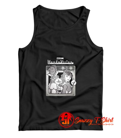 Marvel WandaVision Retro Cartoon TV Tank Top