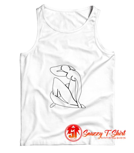 Matisse Inspired Line Art Tank Top