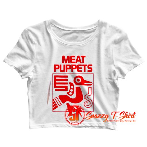 Meat Puppets Vintage Crop Top Shirt