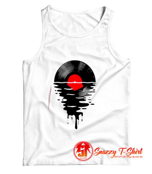 Melting Vinly Graphic Tank Top