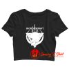 Memento Mori Skull Black Crop Top Shirt