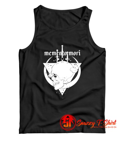 Memento Mori Skull Black Tank Top