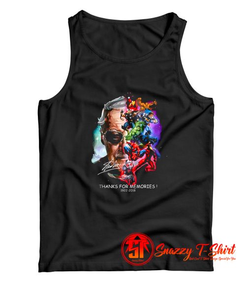 Memories Stan Lee Father Of Marvel Tank Top