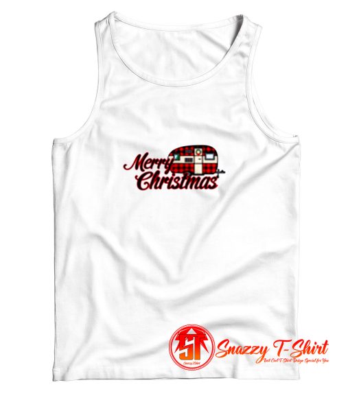 Merry Camping Christmas Tank Top