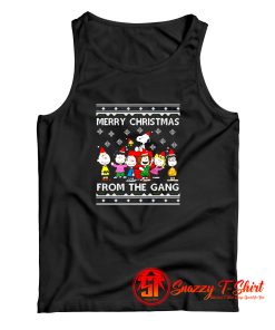 Merry Christmas From The Peanuts Gang Tank Top