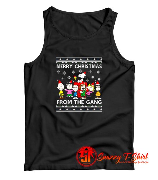 Merry Christmas From The Peanuts Gang Tank Top